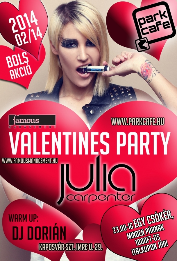 Julia Carpenter / Valentines Megaparty!