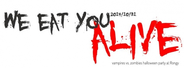 We eat you alive - vampires vs. zombies HALLOWEEN party