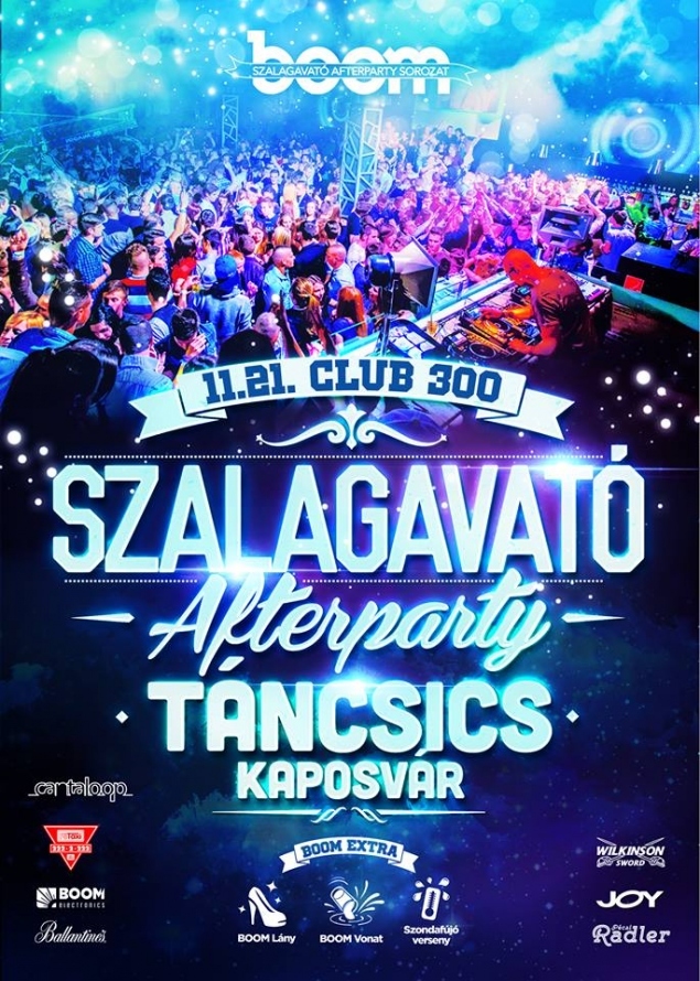 TÁNCSICS BOOM SZALAGAVATÓ AFTERPARTY