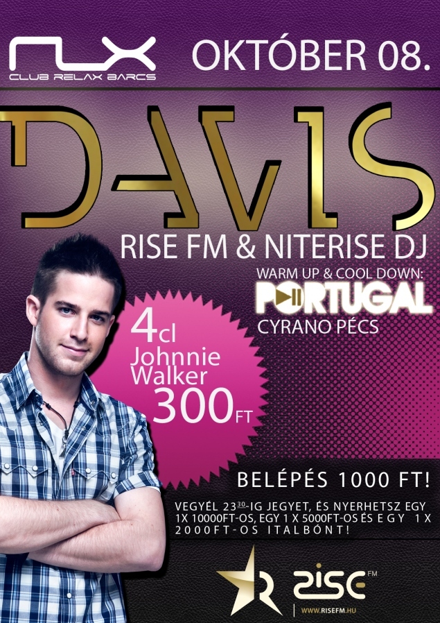 10.08. BOMBA RISE FM Party a Relaxben!