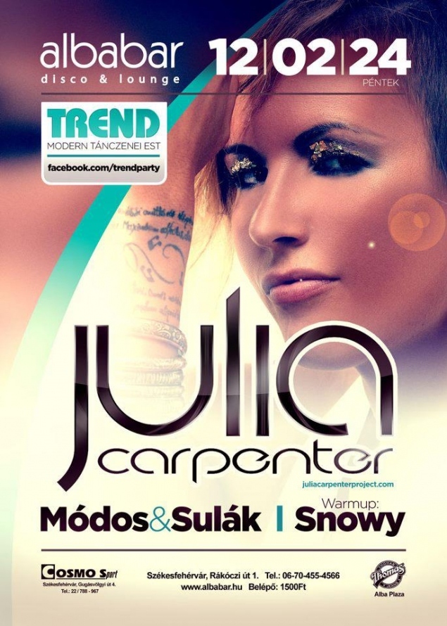 Trend Modern Tánczenei est Julia Carpenter!!!