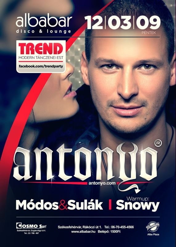 Trend Modern Tánczenei est Antonyo!!!