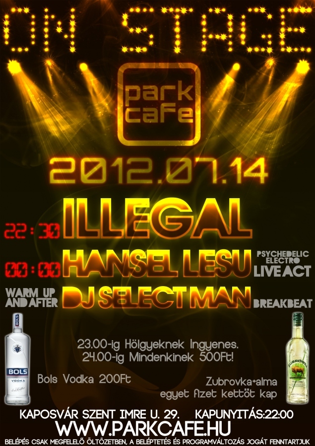 On Stage: Illegal @ Park Cafe